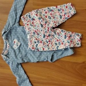 Baby Floral Matching Set